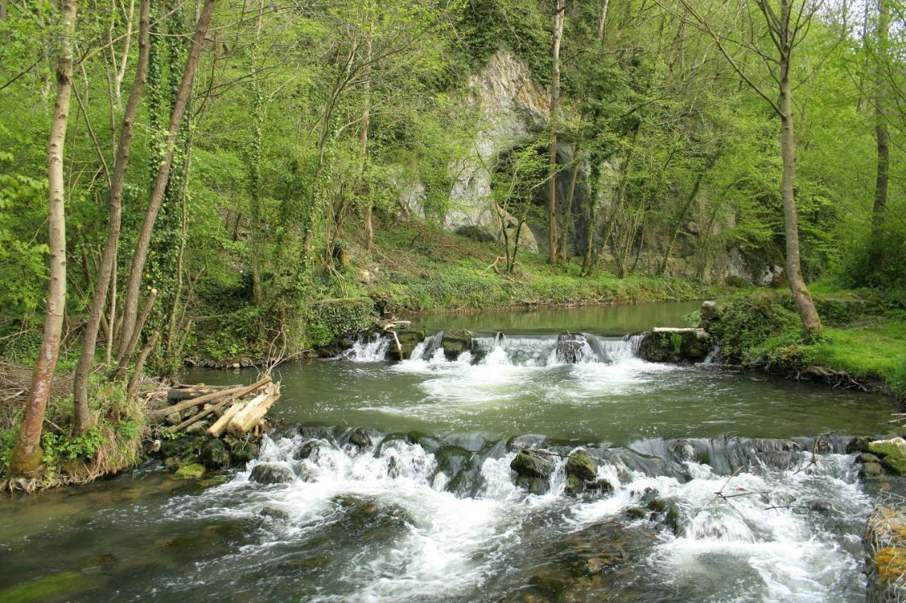Maison Et Velos A Godinne Dans La Vallee De La Meuse Luaran gambar